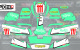 Kit de Adesivos para Kart CRG de Rubinho Barrichello #111